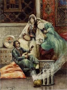 unknow artist Arab or Arabic people and life. Orientalism oil paintings 617 oil painting image